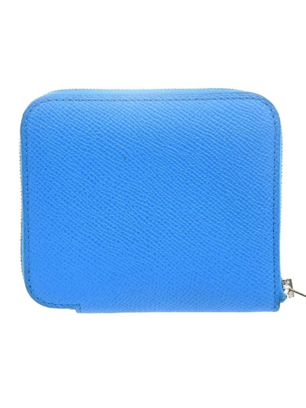 HERMES Azap Silk'In Compact Zip Around Wallet Epson Leather BE SHW 80RL942